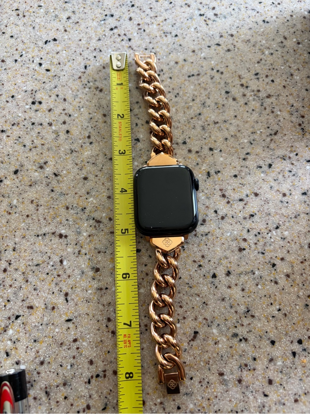 Kendra Scott Rose gold chain watch band M/L